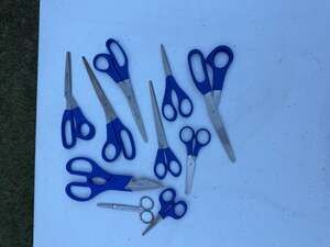 Westcott Multipurpose Stainless Steel Scissors Set 10-Piece Blue
